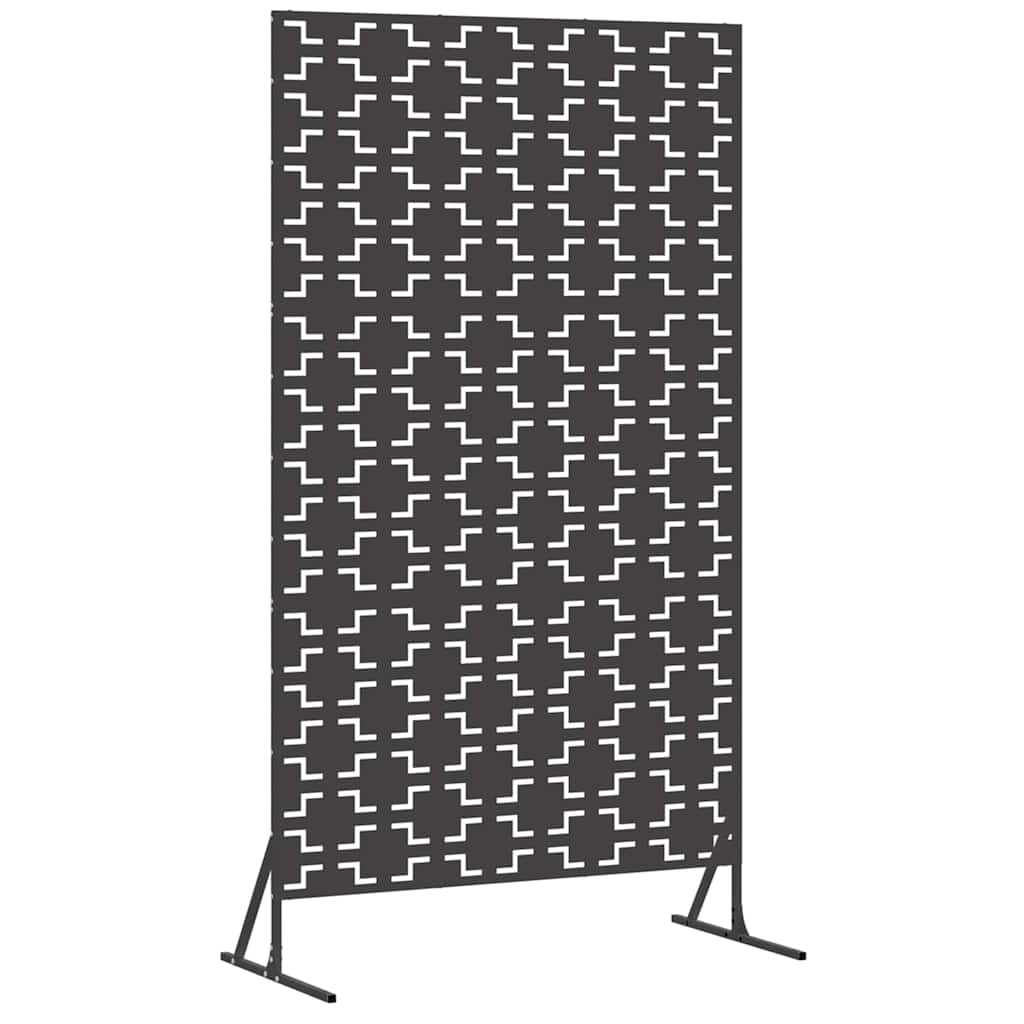 Vidaxx brise-vue noir 100 x 50 x 180 cm acier