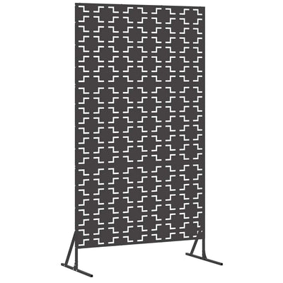 Vidaxx brise-vue noir 100 x 50 x 180 cm acier