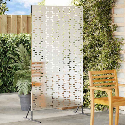 Vidaxx brise-vue gris 100 x 50 x 180 cm acier
