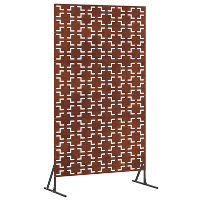 Vidaxx brise-vue gris 100 x 50 x 180 cm acier corten
