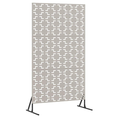 Vidaxx brise-vue gris 100 x 50 x 180 cm acier corten