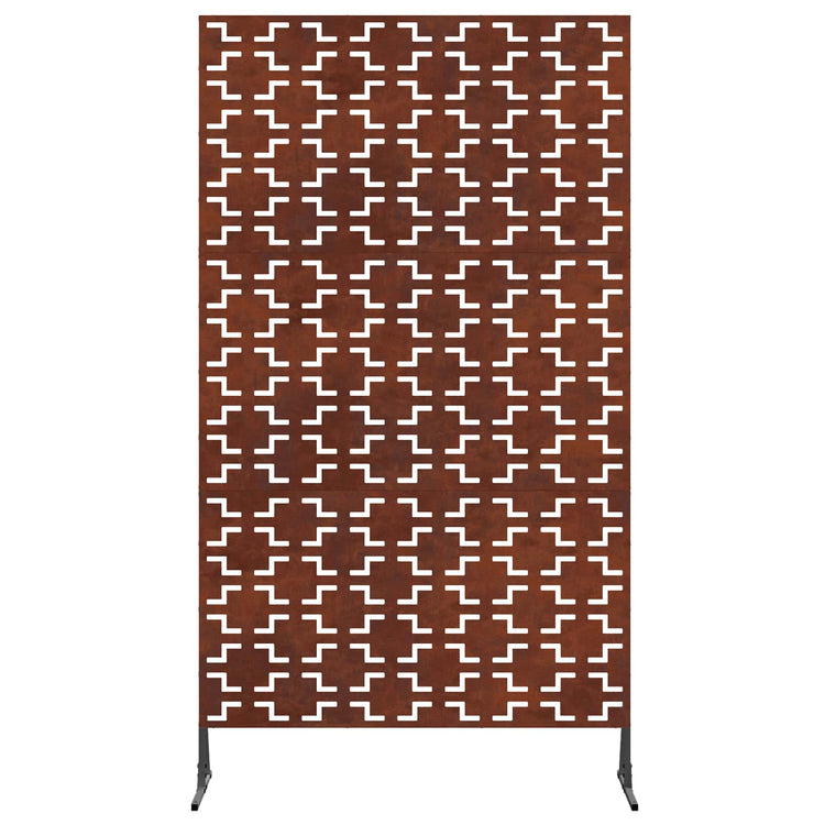 Vidaxx brise-vue gris 100 x 50 x 180 cm acier corten