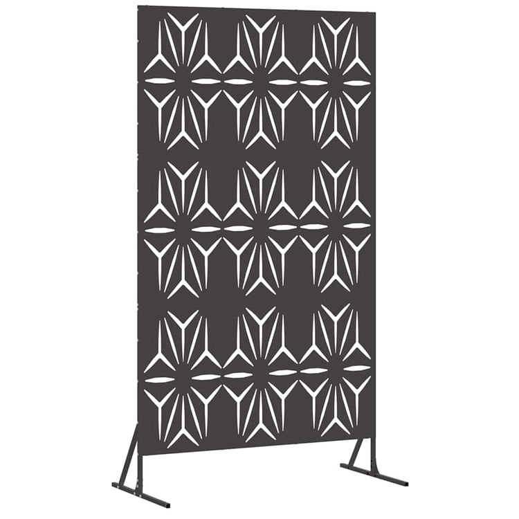 Vidaxx brise-vue noir 100 x 50 x 180 cm acier
