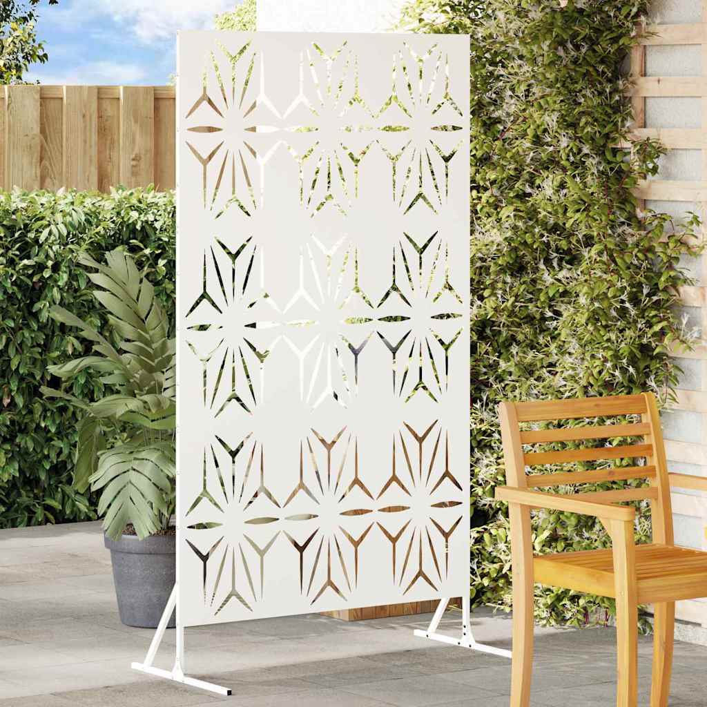 Vidaxx brise-vue blanc 100 x 50 x 180 cm acier