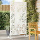 Vidaxx brise-vue blanc 100 x 50 x 180 cm acier