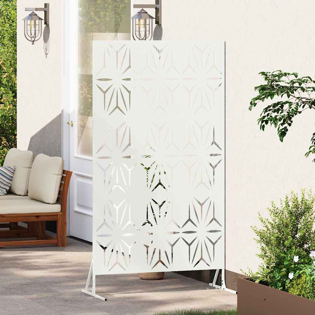 Vidaxx brise-vue blanc 100 x 50 x 180 cm acier