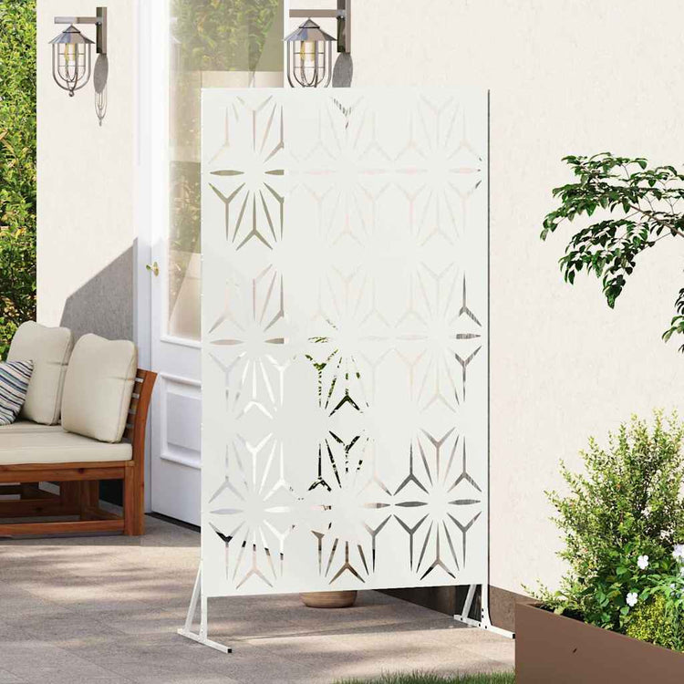 Vidaxx brise-vue blanc 100 x 50 x 180 cm acier