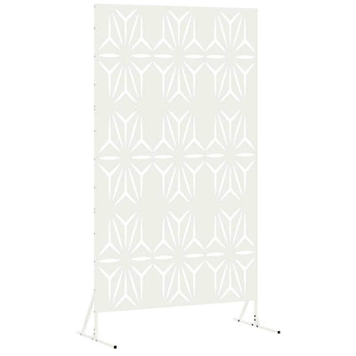 Vidaxx brise-vue blanc 100 x 50 x 180 cm acier