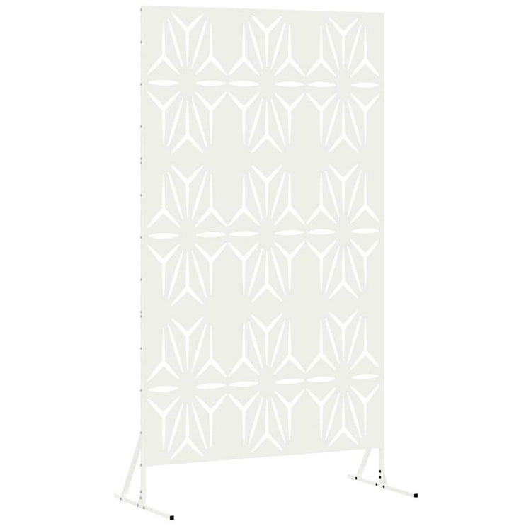 Vidaxx brise-vue blanc 100 x 50 x 180 cm acier