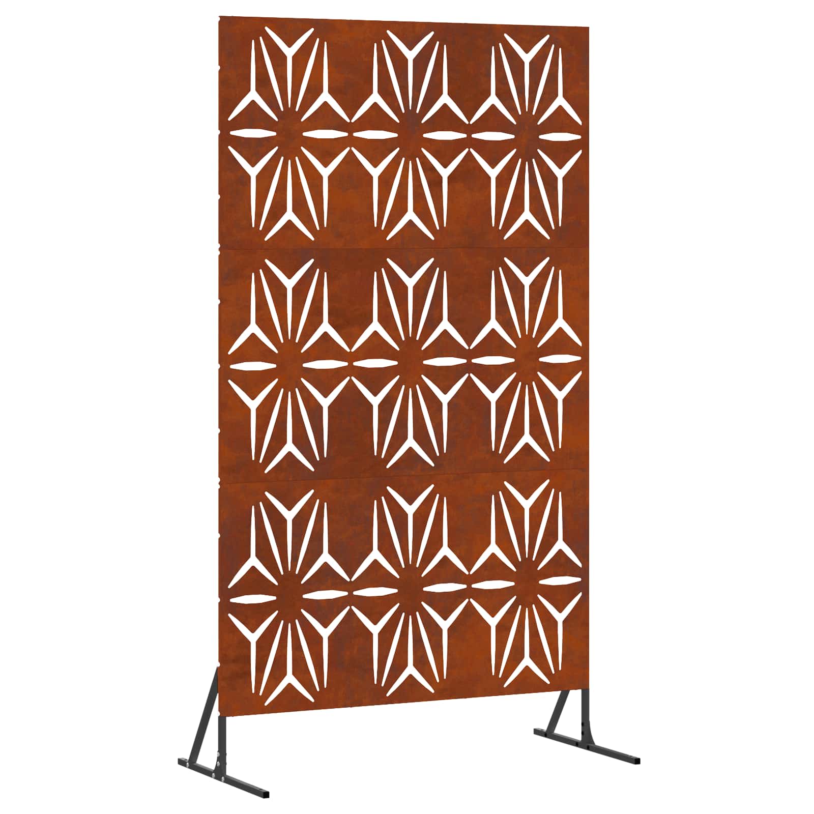 Vidaxx brise-vue gris 100 x 50 x 180 cm acier corten