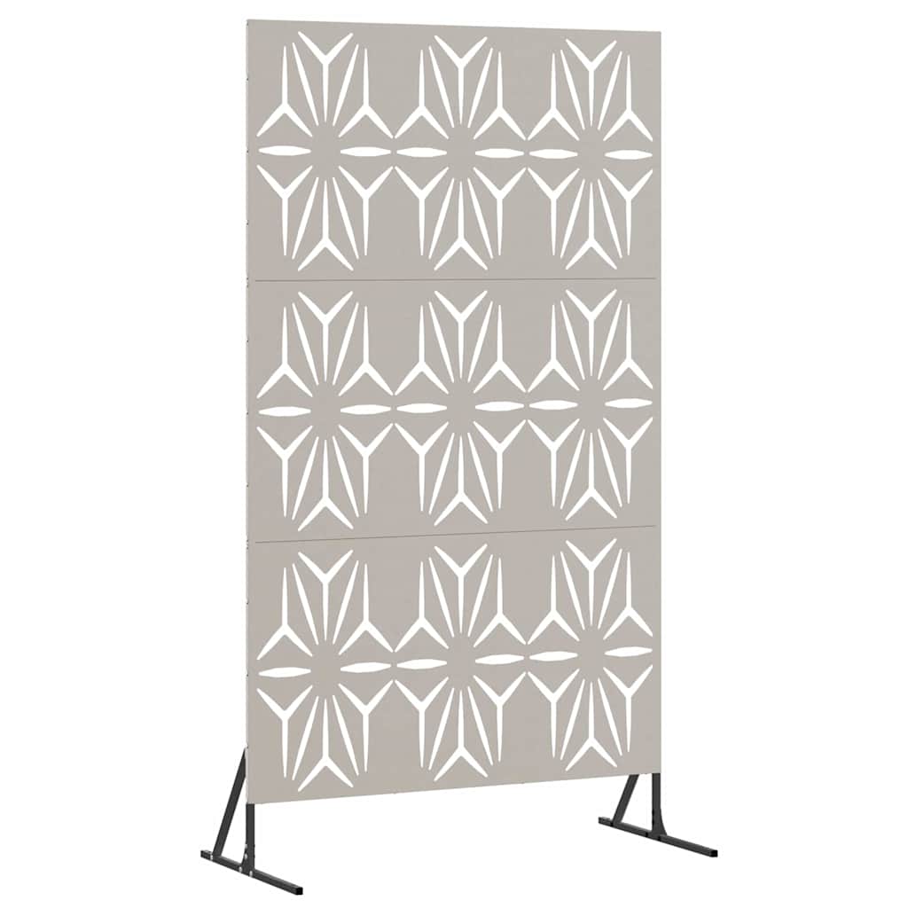 Vidaxx brise-vue gris 100 x 50 x 180 cm acier corten