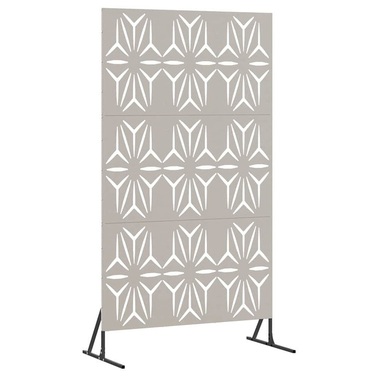 Vidaxx brise-vue gris 100 x 50 x 180 cm acier corten