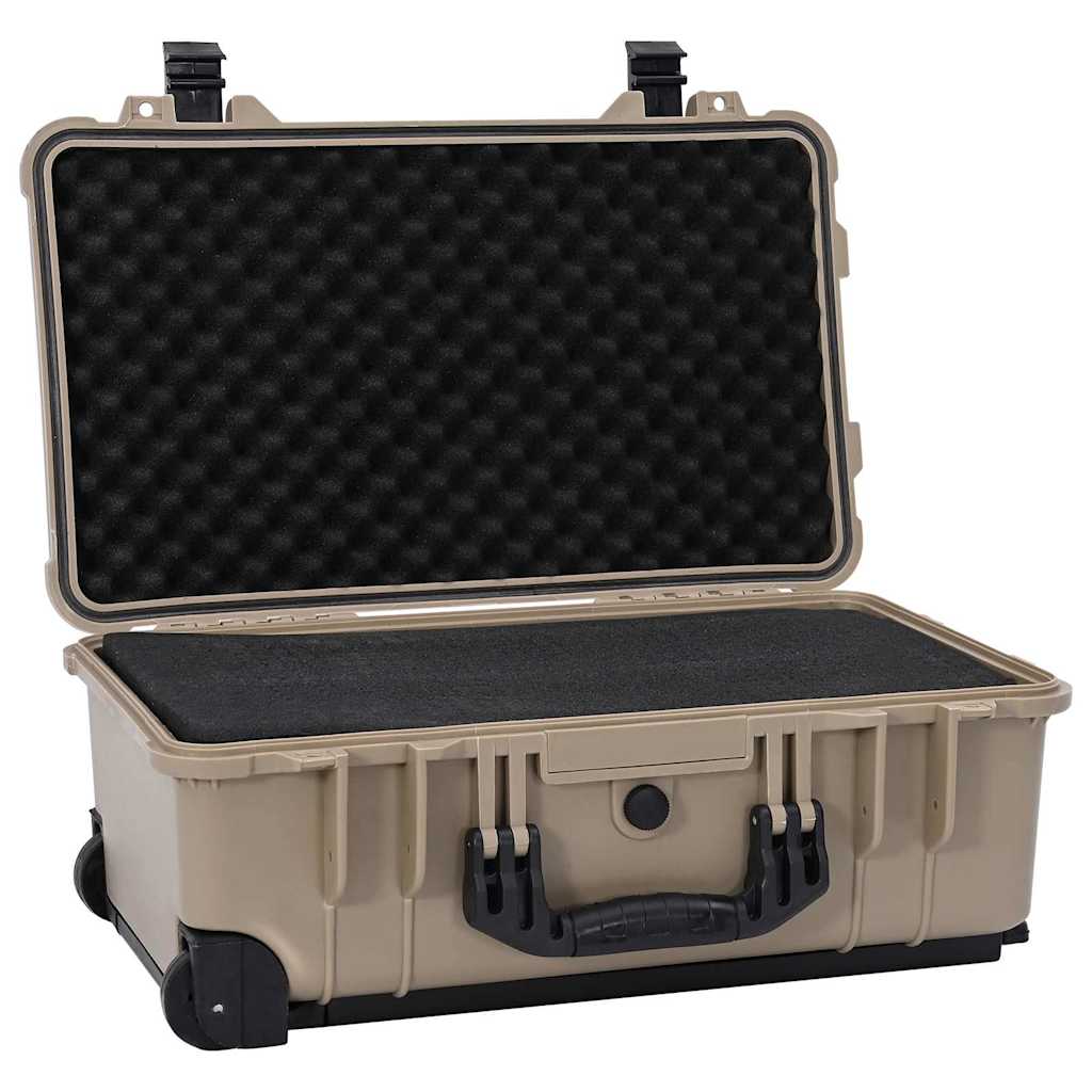 Vidaxx valise rigide sable 56 x 35 x 23 cm polypropylène et abs