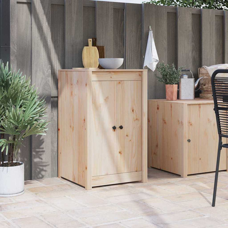 Vidaxx porte de cuisine chêne brun 50 x 9 x 82 cm bois de pin massif