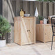 Vidaxx porte de cuisine chêne brun 50 x 9 x 82 cm bois de pin massif