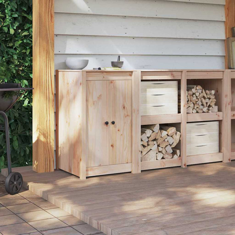 Vidaxx porte de cuisine chêne brun 50 x 9 x 82 cm bois de pin massif