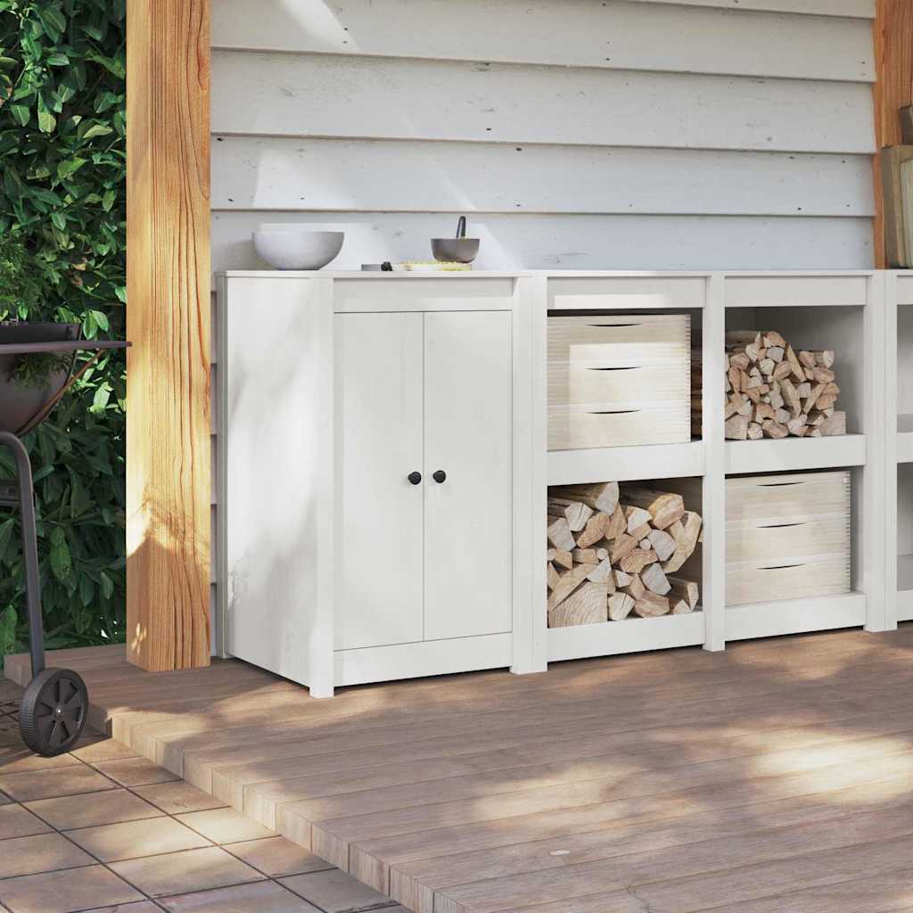 Vidaxx porte de cuisine blanc 50 x 9 x 82 cm bois de pin massif
