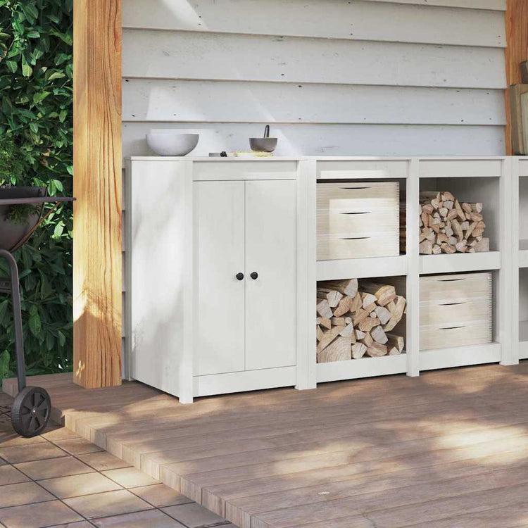 Vidaxx porte de cuisine blanc 50 x 9 x 82 cm bois de pin massif