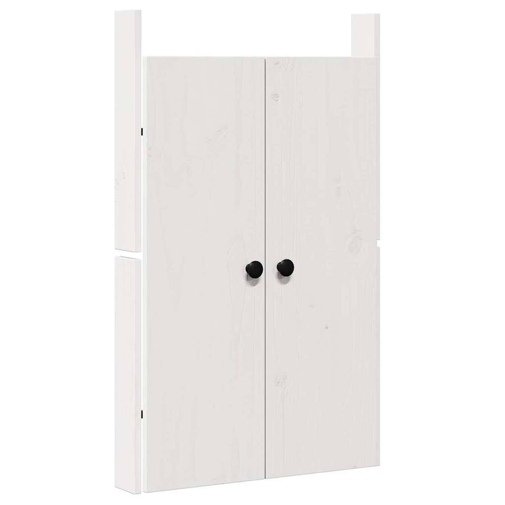 Vidaxx porte de cuisine blanc 50 x 9 x 82 cm bois de pin massif
