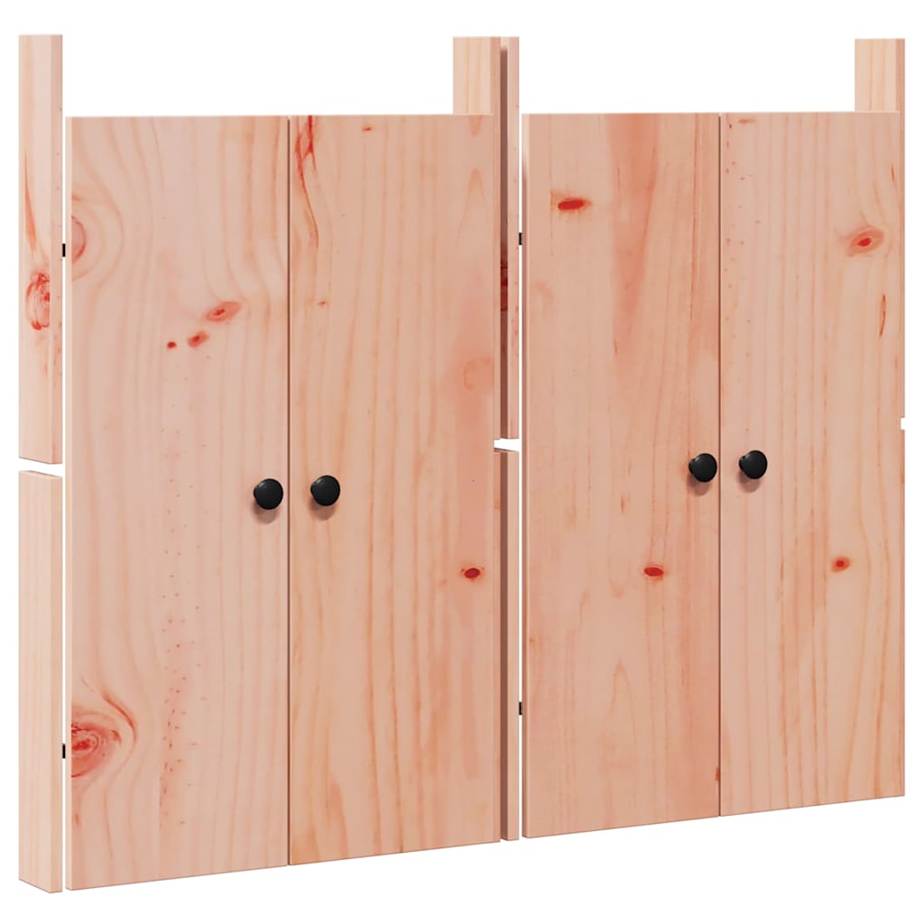 VidaXL porte de cuisine 2 pcs marron 50 x 9 x 82 cm sapin de Douglas massif