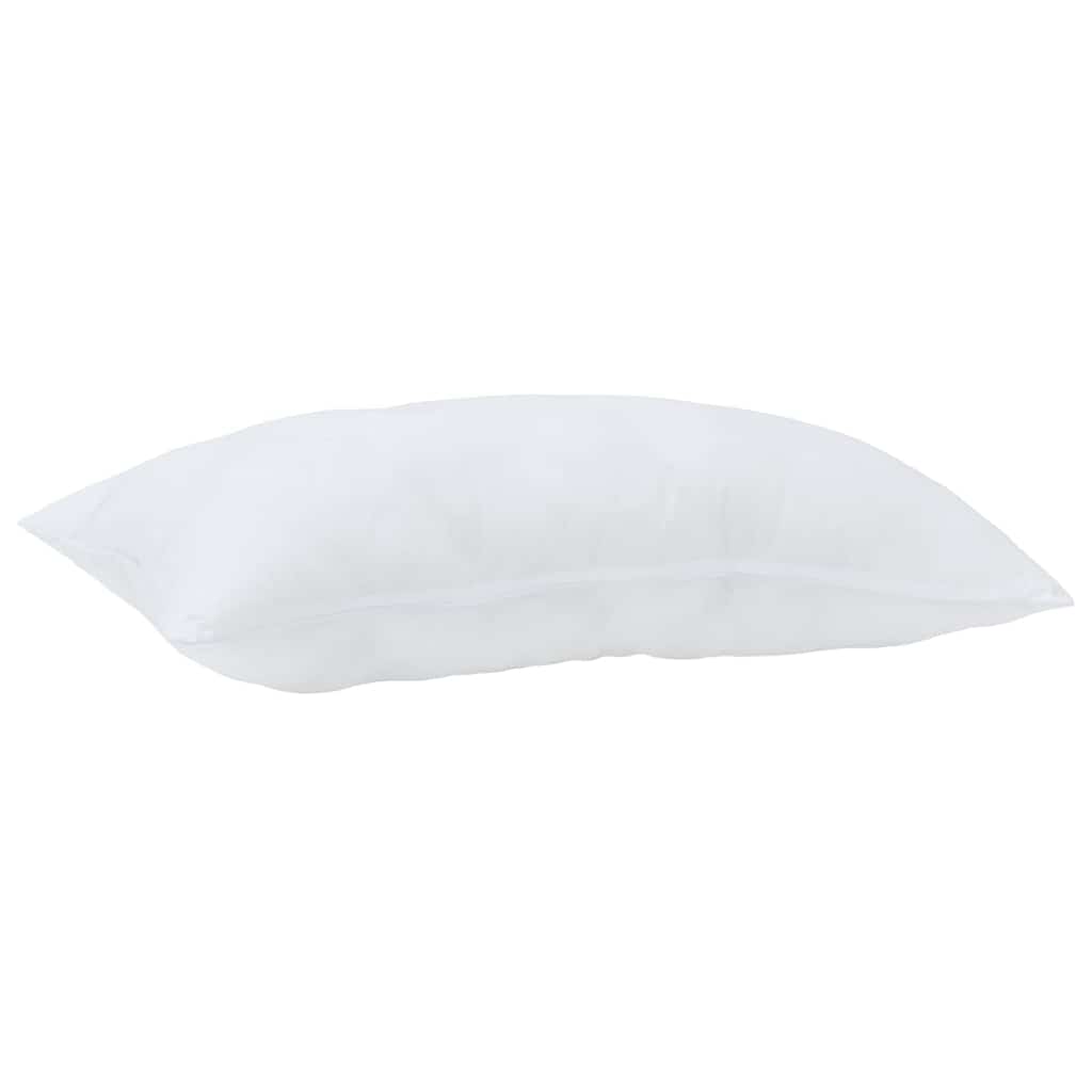 Oreiller VidaXL avec coussin en coton et polyester blanc