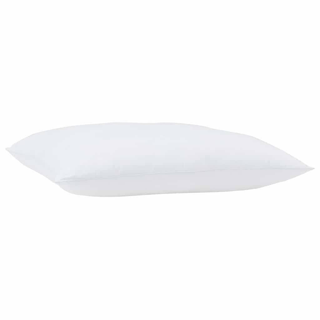Oreiller VidaXL avec coussin en coton et polyester blanc