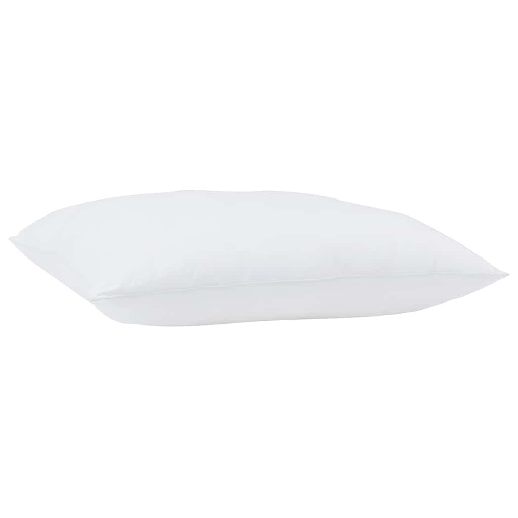 Oreiller VidaXL avec coussin en coton et polyester blanc