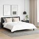 Oreiller VidaXL avec coussin en coton et polyester blanc