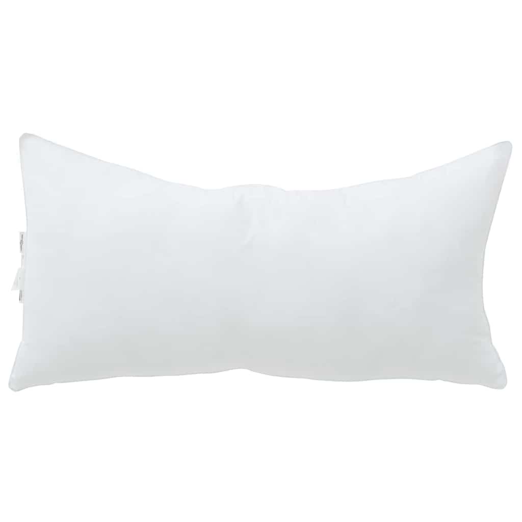 Oreiller VidaXL avec coussin en coton et polyester blanc