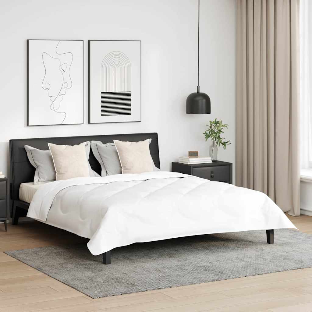 Oreiller VidaXL avec coussin en coton et polyester blanc