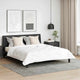 Oreiller VidaXL avec coussin en coton et polyester blanc
