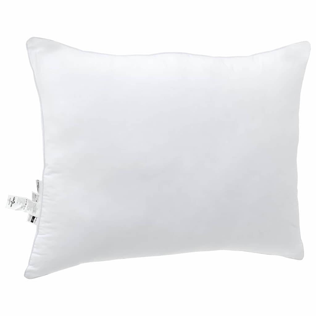 Oreiller VidaXL avec coussin en coton et polyester blanc
