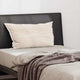 Vidaxxl oreiller avec coussin blanc 61 x 41 x 20 cm polyester