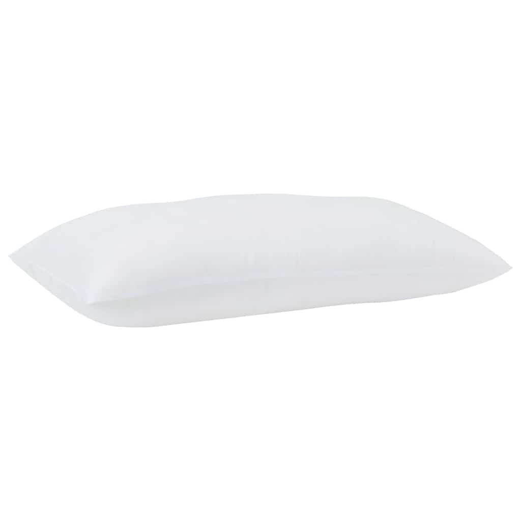 Vidaxxl oreiller avec coussin blanc 61 x 41 x 20 cm polyester