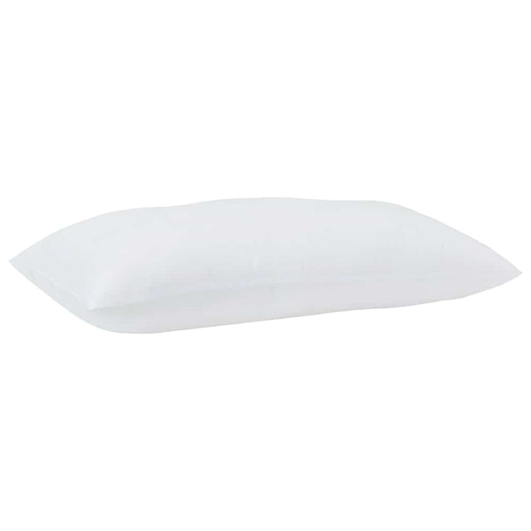 Vidaxxl oreiller avec coussin blanc 61 x 41 x 20 cm polyester