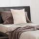 Vidaxxl oreiller avec coussin blanc 61 x 41 x 20 cm polyester