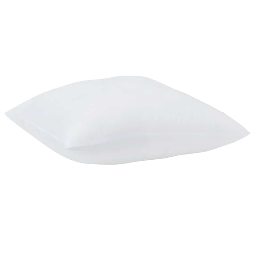 Vidaxxl oreiller avec coussin 2 pcs blanc 61 x 41 x 20 cm polyester