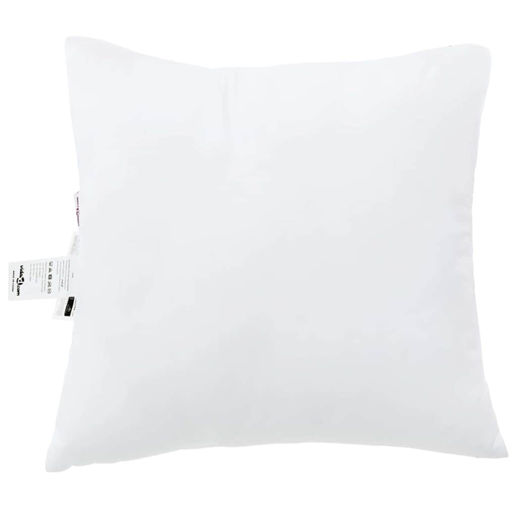 Vidaxxl oreiller avec coussin 2 pcs blanc 61 x 41 x 20 cm polyester