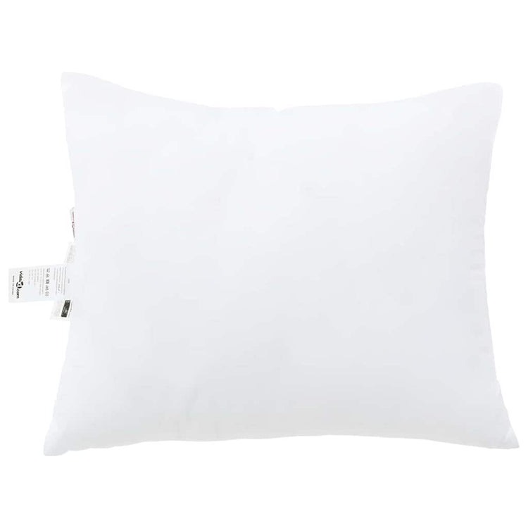 Vidaxxl oreiller avec coussin 2 pcs blanc 61 x 41 x 20 cm polyester