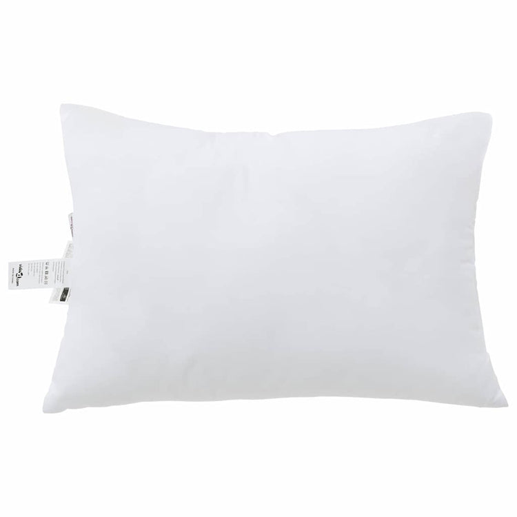 Vidaxxl oreiller avec coussin 2 pcs blanc 61 x 41 x 20 cm polyester
