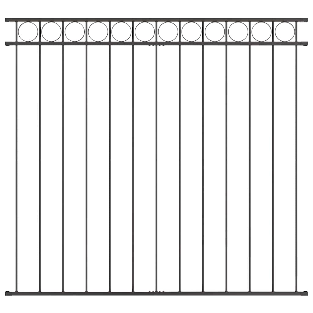 Vidaxx élément hec gris 170 x 120 cm acier