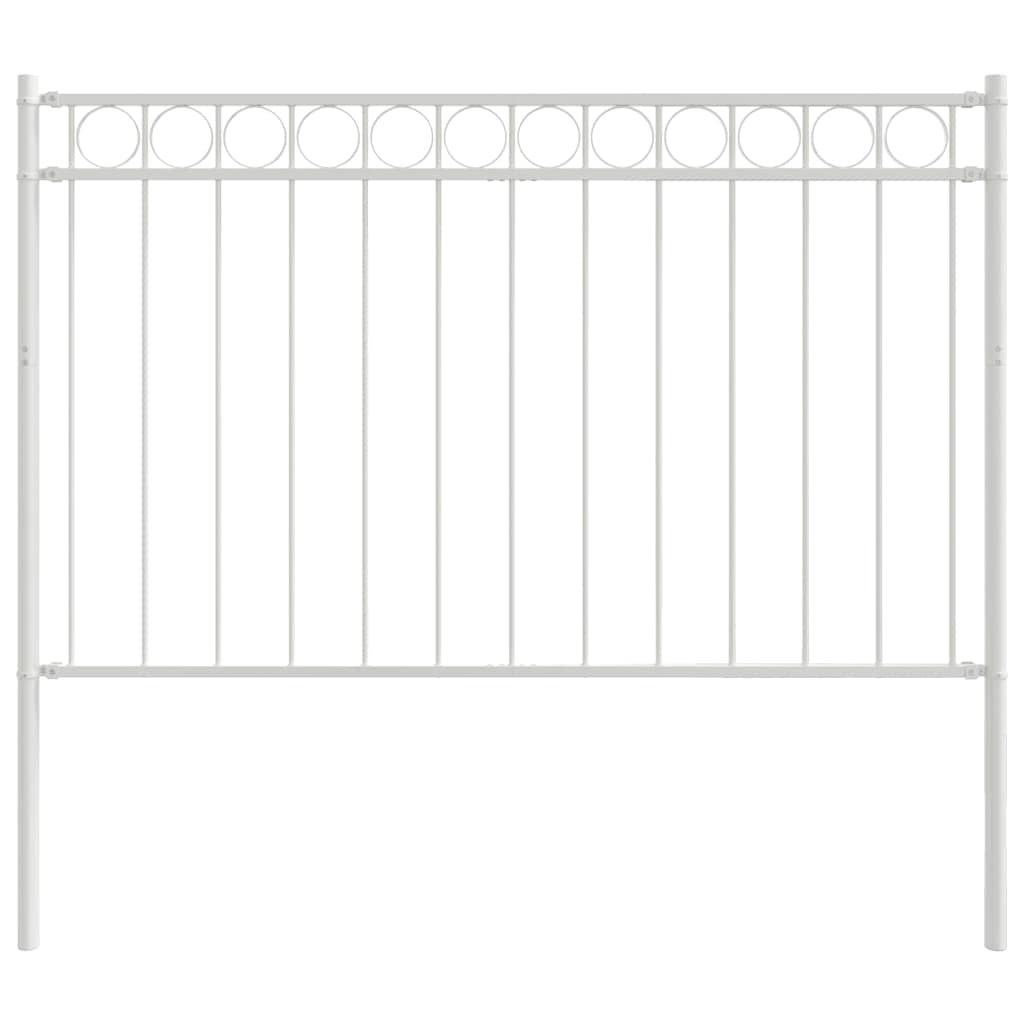 Vidaxx élément hec blanc 170 x 150 cm acier