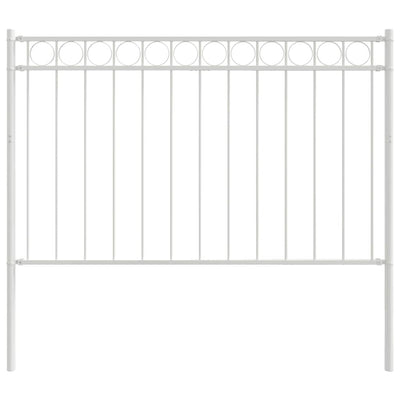 Vidaxx élément hec blanc 170 x 150 cm acier
