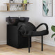 Vidaxx chaise de shampoing noir 63 x 141 x 92 cm PVC