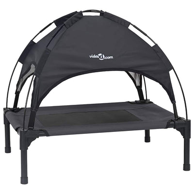 Vidaxxl lit pour chien noir 76 x 62 x 70,5 cm acier