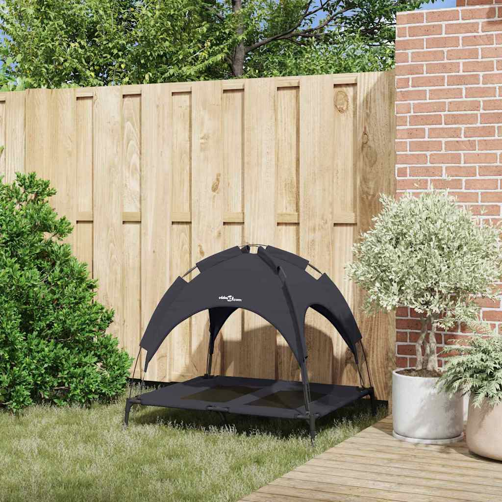 Vidaxxl lit pour chien noir 92 x 77 x 82,5 cm acier