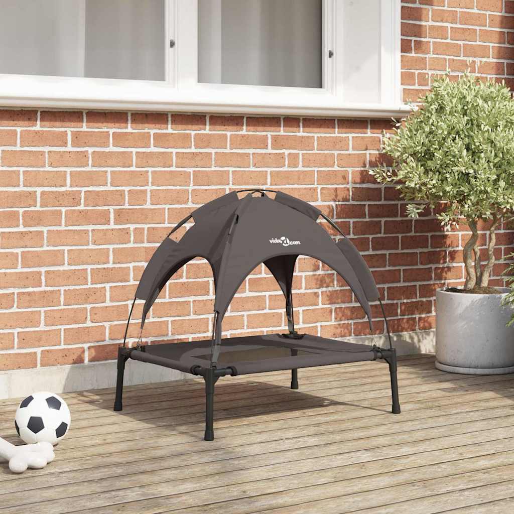 Vidaxxl lit pour chien marron 62 x 48 x 61 cm acier
