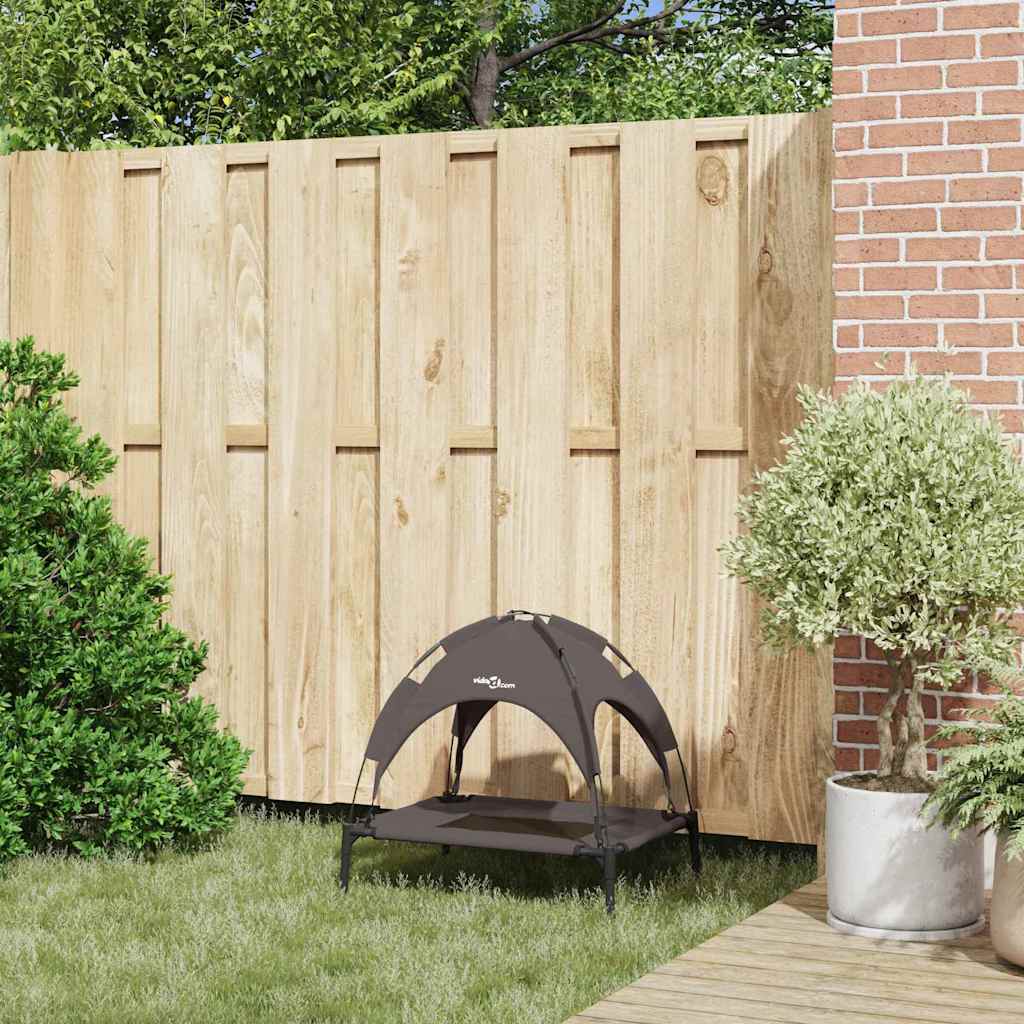 Vidaxxl lit pour chien marron 62 x 48 x 61 cm acier