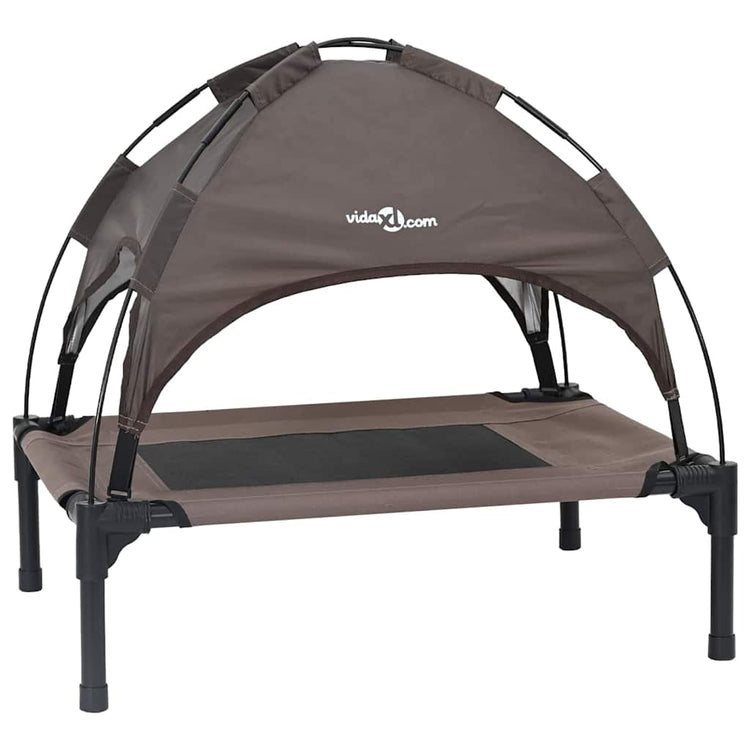 Vidaxxl lit pour chien marron 76 x 62 x 70,5 cm acier