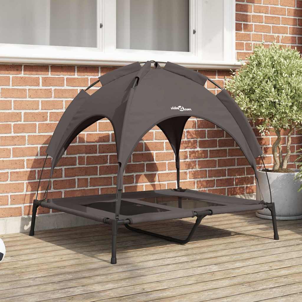 Vidaxl lit pour chien marron 92 x 77 x 82,5 cm acier
